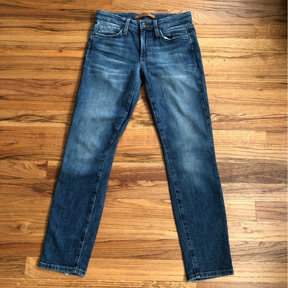 Joe’s Jeans EUC The High Water Vintage Reserve blue skinny straight jeans 25 - Picture 1 of 12